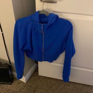 Lululemon cropped scuba hoodie